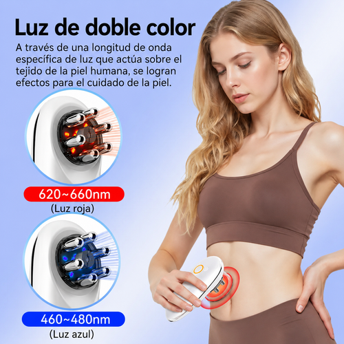 Moldeador Corporal Inteligente AM820|Microcorriente y Vacumterapia Reafirmante.