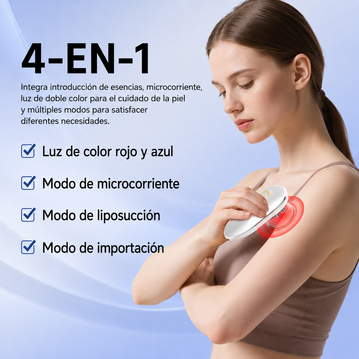 Moldeador Corporal Inteligente AM820|Microcorriente y Vacumterapia Reafirmante.